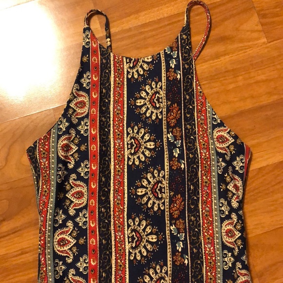 NWT Paisley Pattern Spaghetti Strap Dress - Picture 5 of 5